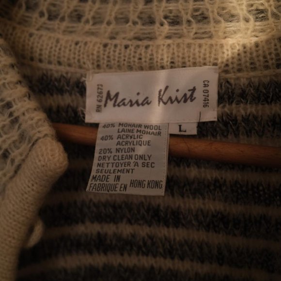 Maria Krist Wool Blend Vintage Cardigan - Picture 14 of 14